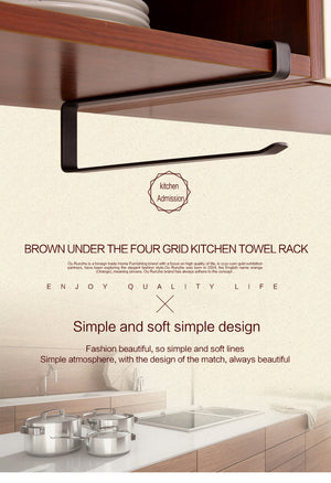 Paper Towel Roll Hanging Holder - Brown