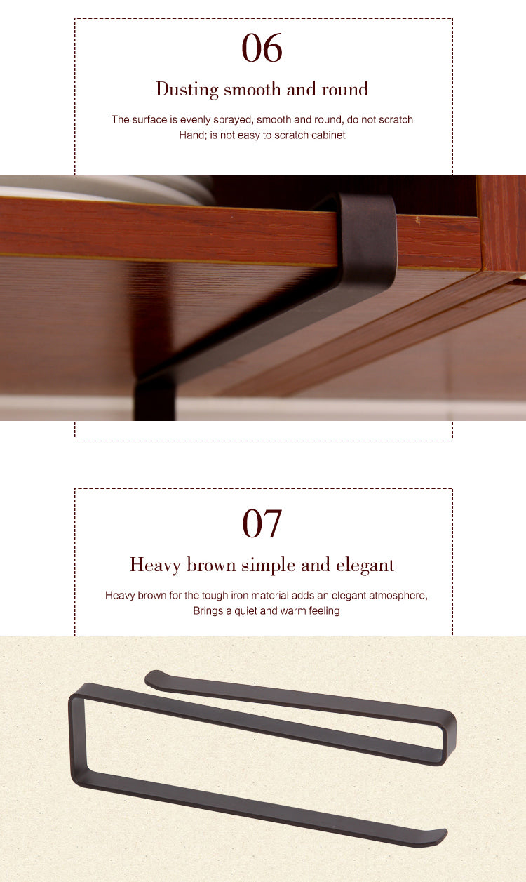 Paper Towel Roll Hanging Holder - Brown
