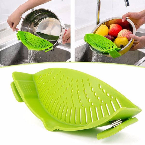 Clip On Silicone Food Strainer