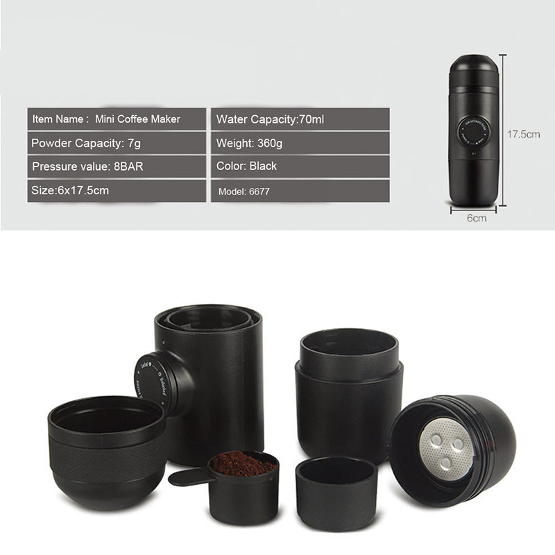Portable Mini Manual Coffee Maker