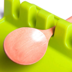 Silicone Spoon Rest 4 Slot Utensil Holder