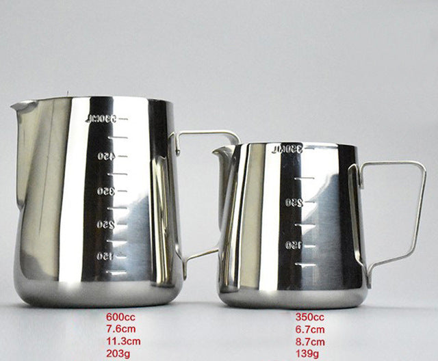 Stainless Steel Milk Frothing Pitcher