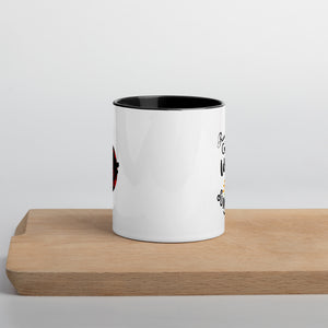 Running on Coffee, Wine & Sunshine - Mug with Color Inside