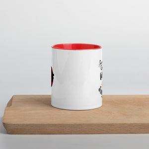 Running on Coffee, Wine & Sunshine - Mug with Color Inside
