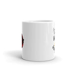 Running on Coffee, Wine & Sunshine - White glossy mug