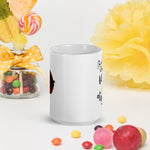 Running on Coffee, Wine & Sunshine - White glossy mug