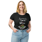 Running on Coffee, Wine & Sunshine - Women’s fitted t-shirt