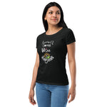 Running on Coffee, Wine & Sunshine - Women’s fitted t-shirt