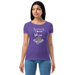 Running on Coffee, Wine & Sunshine - Women’s fitted t-shirt