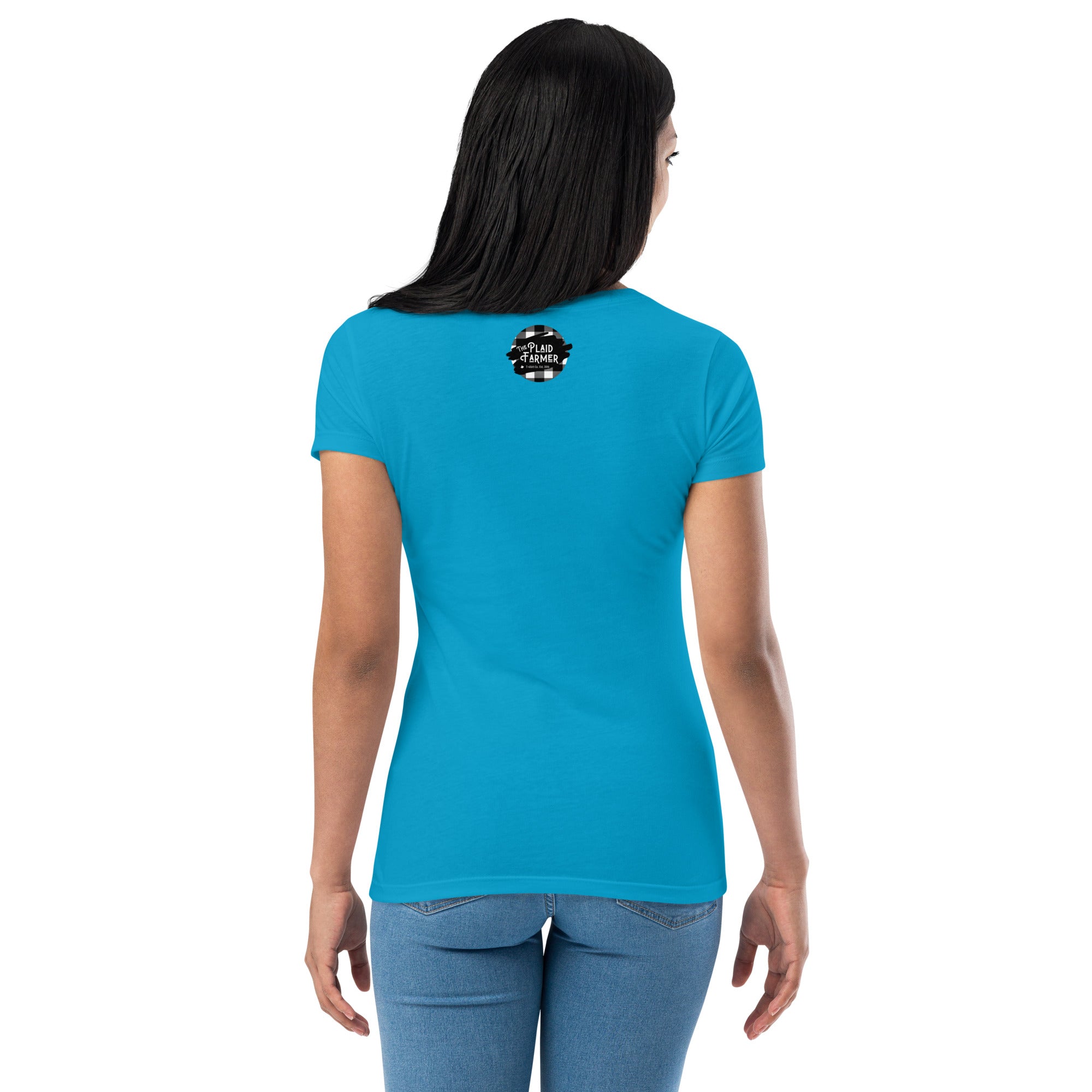 Running on Coffee, Wine & Sunshine - Women’s fitted t-shirt