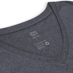 Running on Coffee, Wine & Sunshine - Women’s recycled V-neck t-shirt